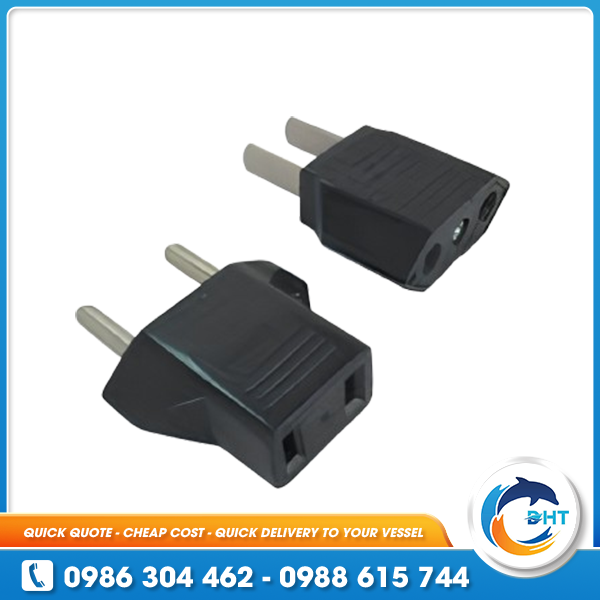 Đầu chuyển phích 2 chấu tròn ↔ dẹt (Type A – Type C)